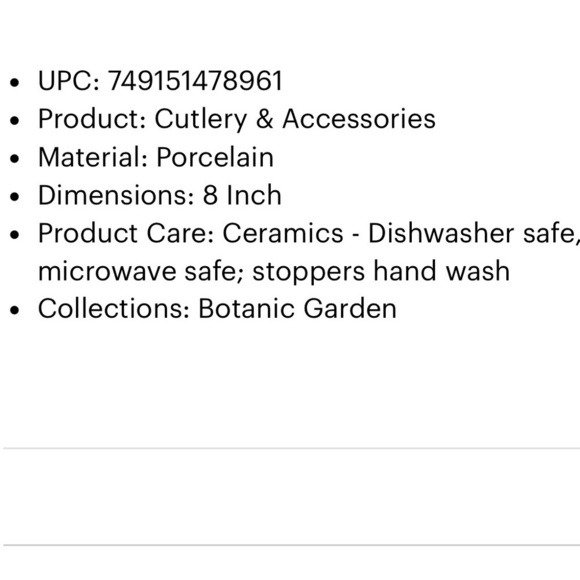 Portmeiron Botanic Garden Square Oil & Vinegar Set - Picture 9 of 9